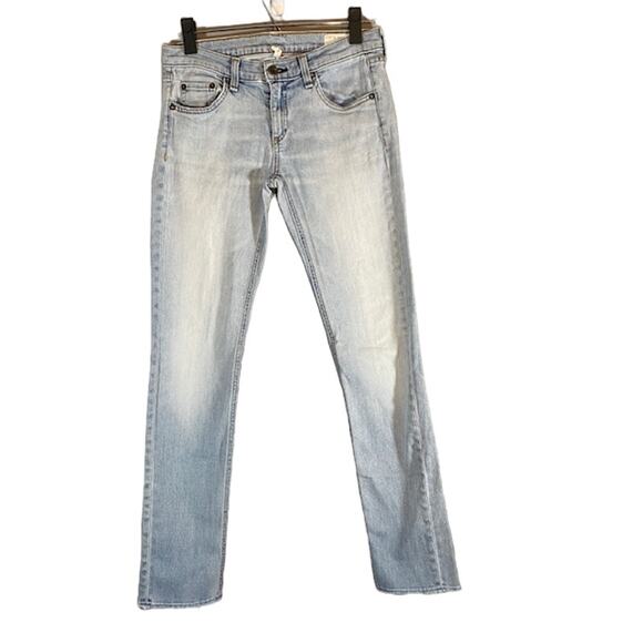 Rag & Bone Blue Denim Jeans The Dre Slim Boyfriend in Portland Women Sz 25 - Picture 1 of 10